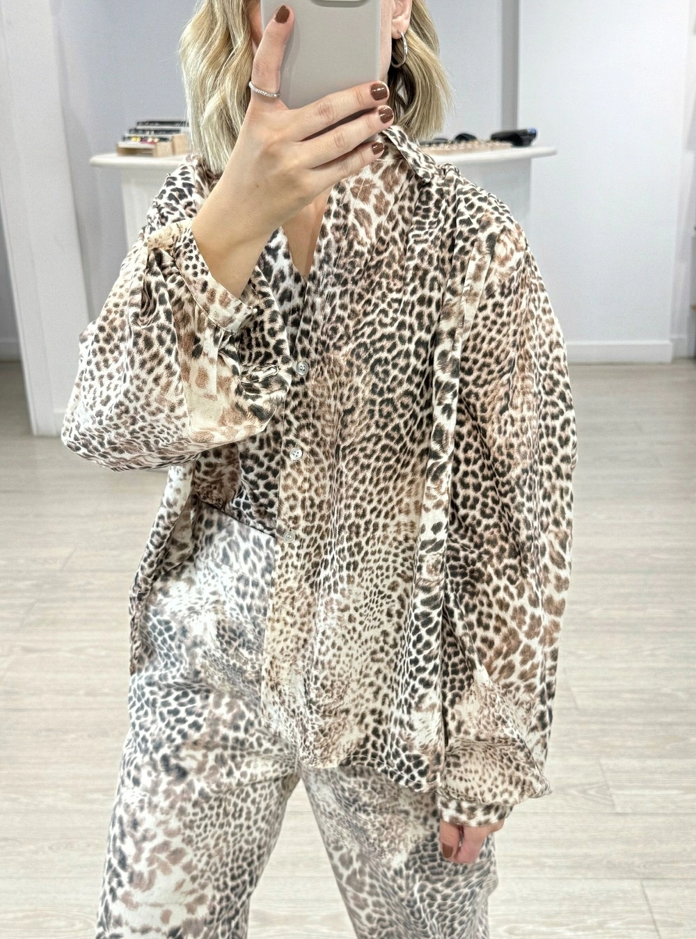 Camisa print jaguar