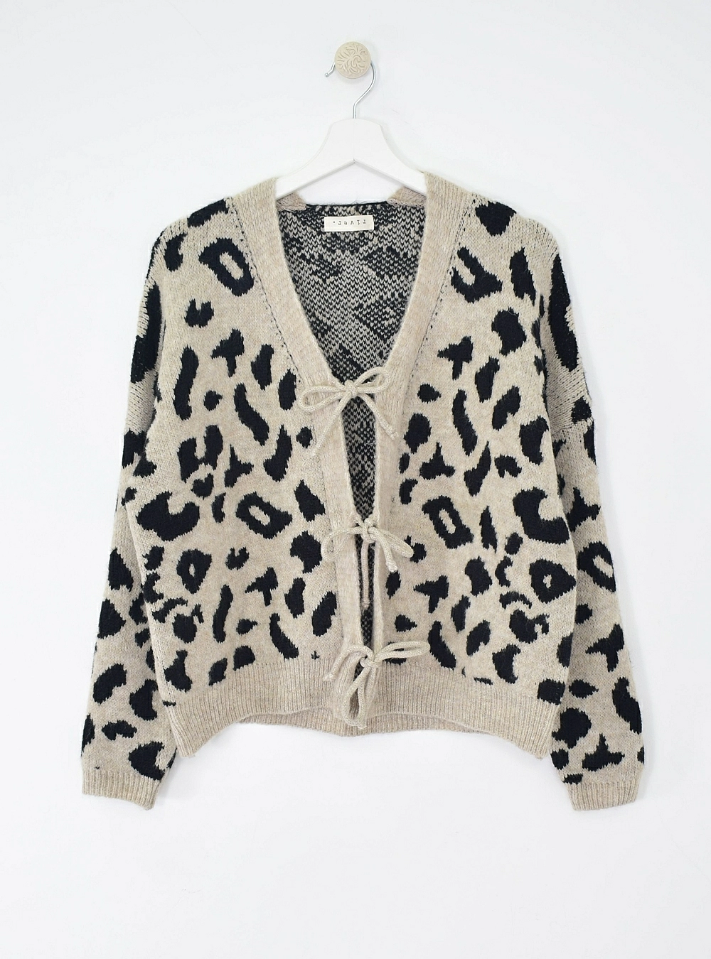 Chaqueta print lazos