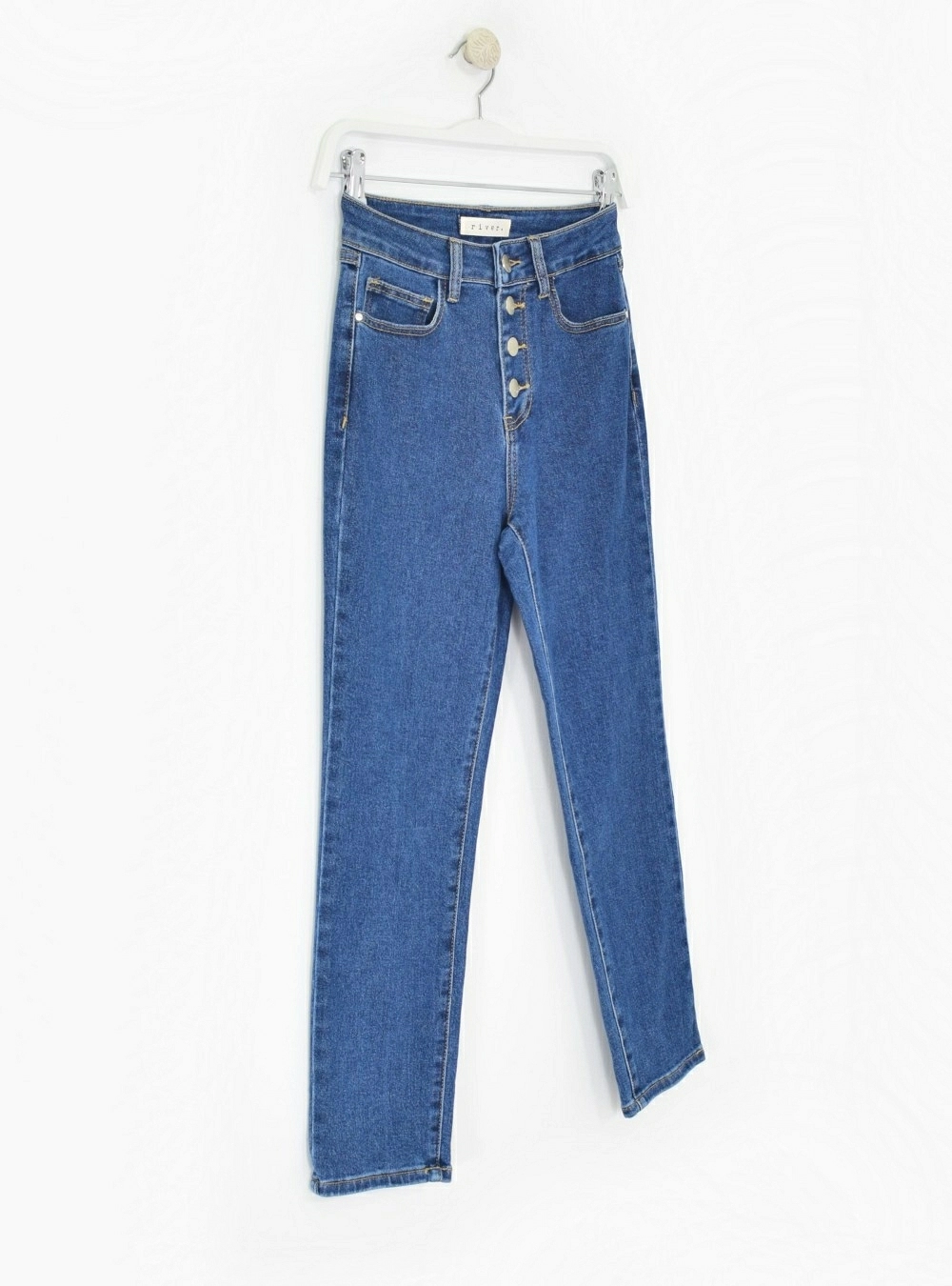 Jeans mom classic 4 botones